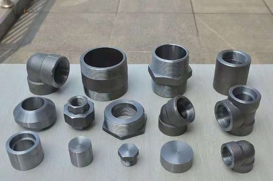 高圧は適切なASME B16.11の肘の帽子のティーのニップルの可鍛性鉄の付属品を造った