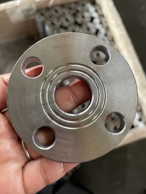 DN1500黄色いペンキのブランク フランジへのJIS B2220 1K 2K SS400の板フランジDN10