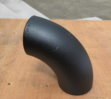 ASME B16.9のバットは管付属品SCH10 SCH20 STD SCH40 SCH80の黒の鋼鉄肘を溶接した