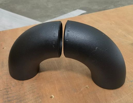 ASME B16.9のバットは管付属品SCH10 SCH20 STD SCH40 SCH80の黒の鋼鉄肘を溶接した