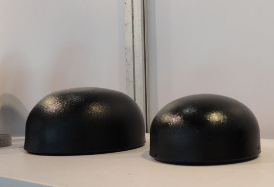 バットは継ぎ目が無いHdgの炭素鋼の管の帽子の黒色2mm-25mmを溶接した