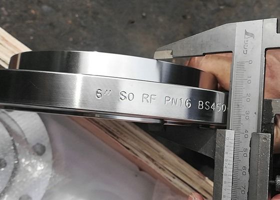 鋼鉄Wnrf Pn25のSs316によって電流を通される管のフランジの黄色い絵画Bs4504標準